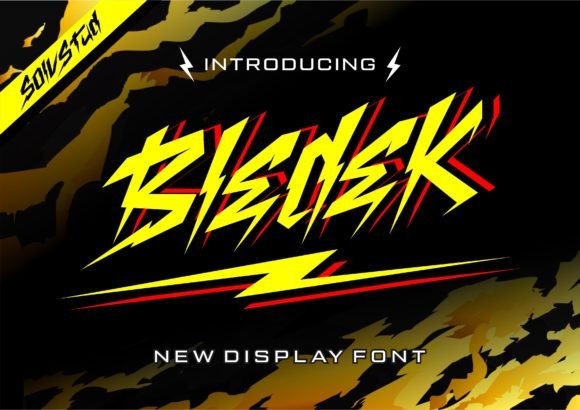Bledek Font: A Bold Display Typeface for Small Business Branding