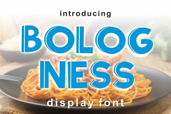 Bologness: A Groovy Display Font for Bold Branding