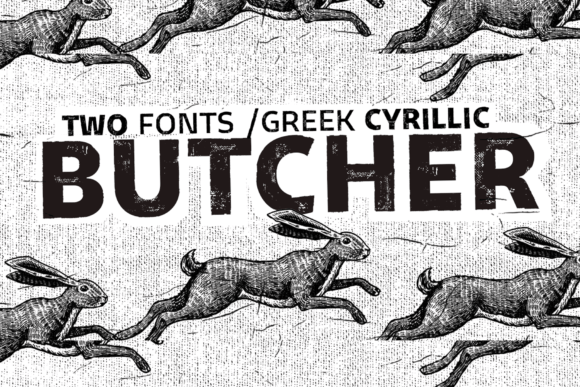 Butcher: A Retro Display Font for Editorial Design