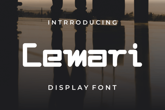 Cemari: A Modern Display Font for Editorial Design
