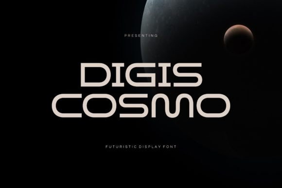 Digis Cosmo: A Futuristic Display Font for Modern Brands