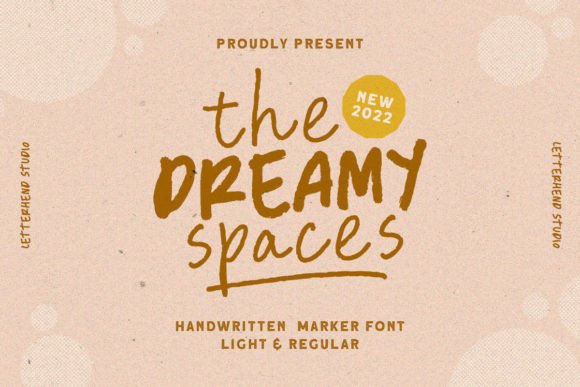 Dreamy Spaces: A Trendy Display Font for Makers