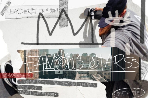 Famous Starss: A Quirky Display Font for Bold Campaigns