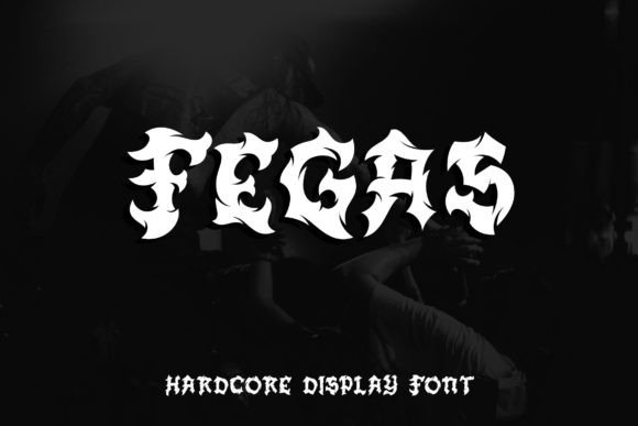 Fegas: A Hardcore Display Font for Bold Campaigns