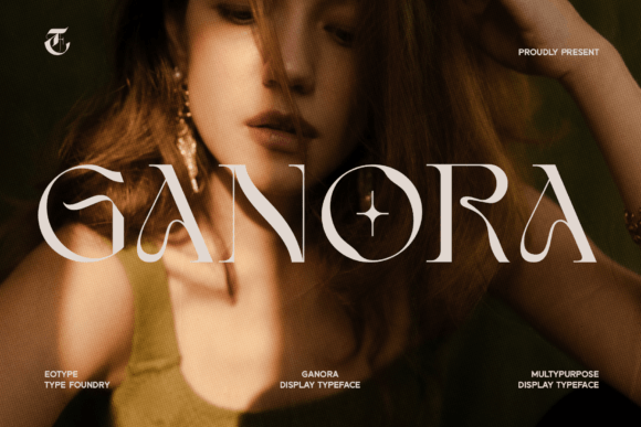 Ganora: A Modern Display Font for Web Design