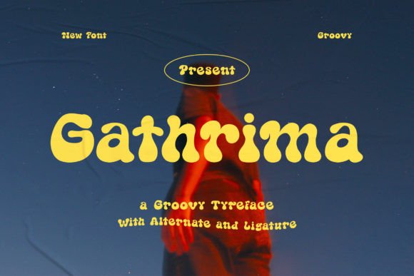 Gathrima: The Retro Display Font for Bold Campaigns