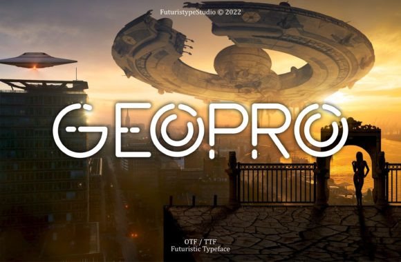 Geopro: A Futuristic Display Font for Modern Editorial Design