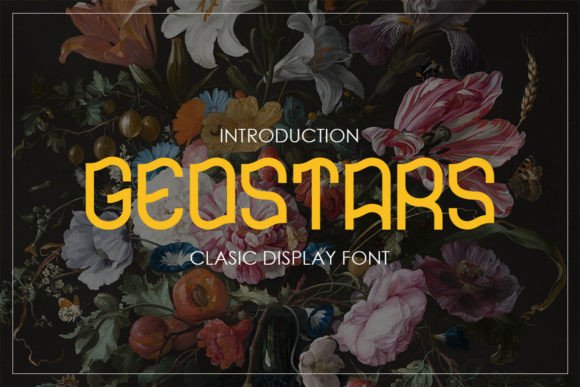 Geostars: A Vintage Display Font for Your Brand