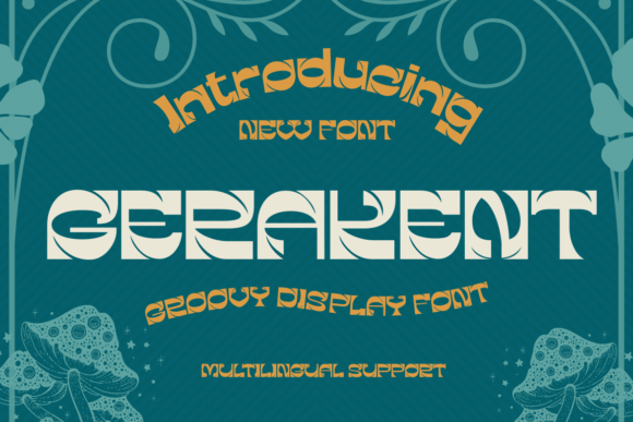 Gerakent: A Retro Display Font for Your Brand