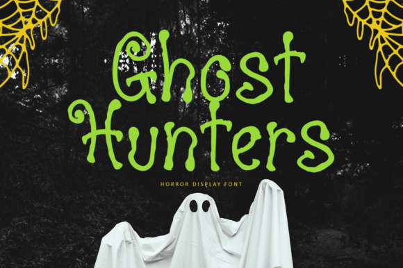 Ghost Hunters: The Spooky Display Font for Halloween Campaigns