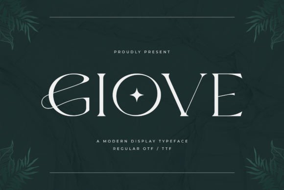 Giove: A Modern Display Font for Web Design