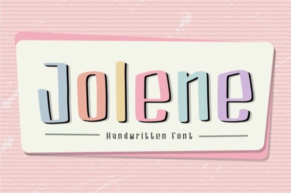 Jolene: The Playful Display Font for Campaigns