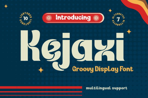Kejaxi: A Groovy Display Font for Makers