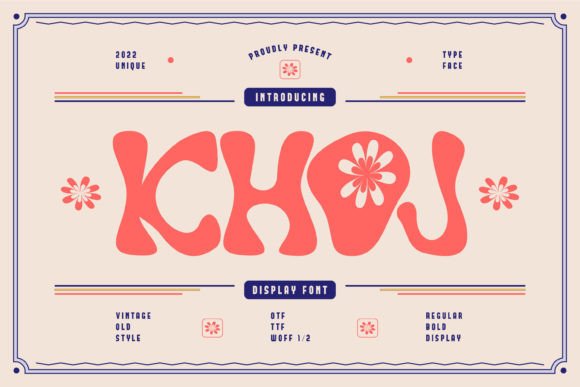 Khoj: A Retro Display Font for Crafters