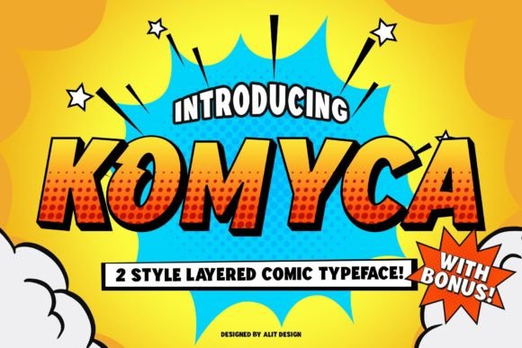 Komyca: A Bold Display Font for Memorable Branding