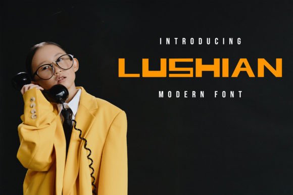 Lushian: A Bold Display Font for Web Design