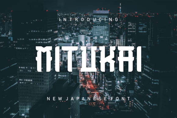 Mitukai: A Bold Display Font for Modern Marketing