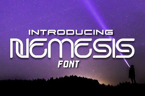 Nemesis: A Sci-Fi Display Font for Editorial Design
