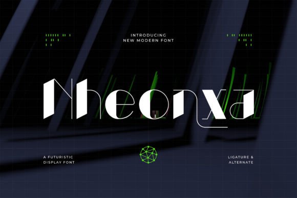 Nheonxa: A Futuristic Display Font for Bold Branding