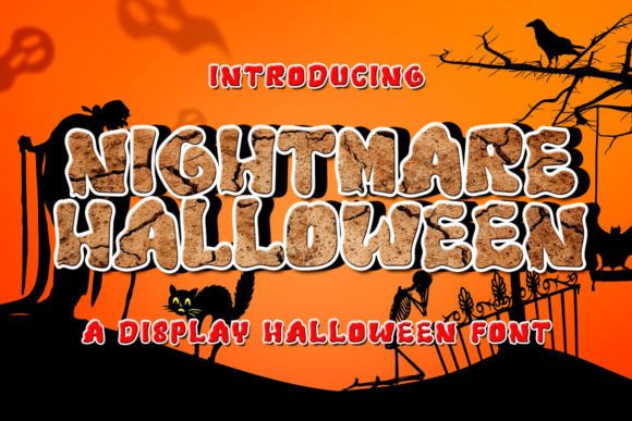 Nightmare Halloween Font for Web Design