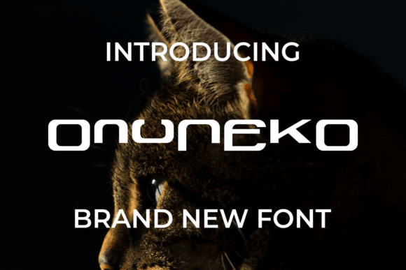 Onuneko: A Modern Display Font for Makers