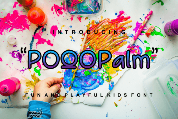 Poqo Palm: A Playful Handwritten Display Font
