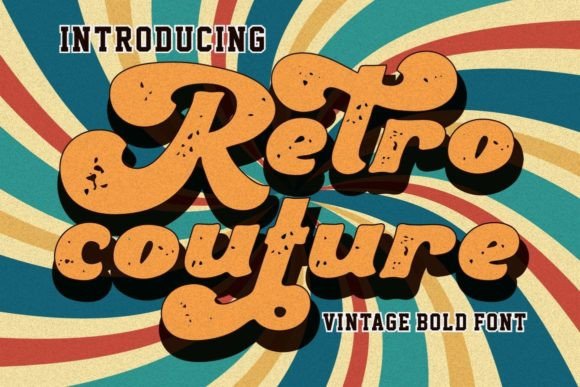 Retro Couture: A Vintage Script Display Font for Web