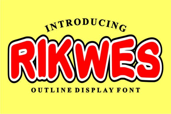 Rikwes: A Cute Display Font for Small Business Branding