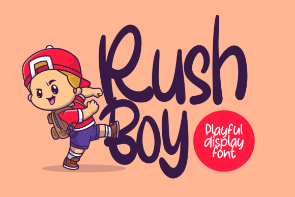 Rush Boy: A Playful Handwritten Display Font Review