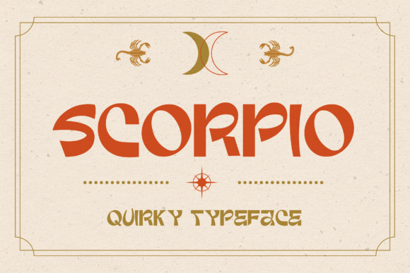 Scorpio: A Quirky Display Typeface for Editorial Design