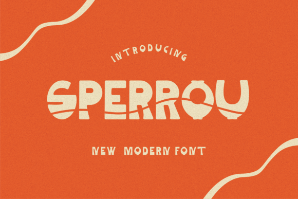 Sperrou: A Groovy Display Font for Modern Editorial Design