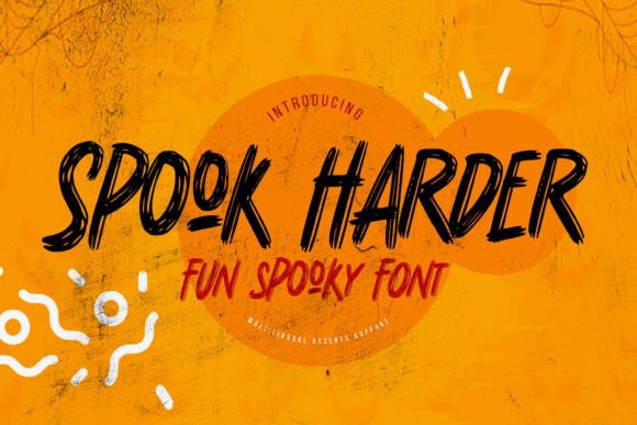 Spook Harder: A Bold Display Font for Business Branding