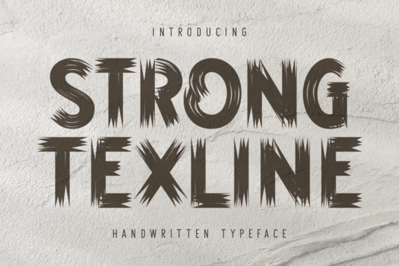 Strong Texline: A Quirky Display Font for Makers
