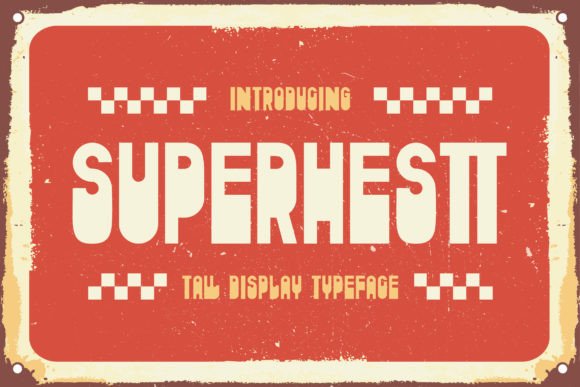 Superhestt: A Tall Display Font for Editorial Design