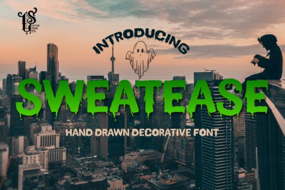 Sweatease: The Spooky Display Font for Halloween Campaigns