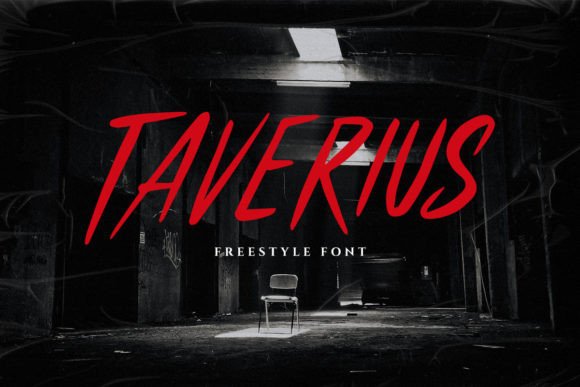 Taverius: A Modern Display Font for Editorial Design